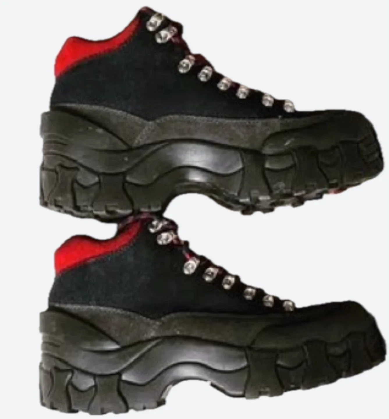 Jeffrey Campbell “SnowStorm” Blue/Red Chunky Playform