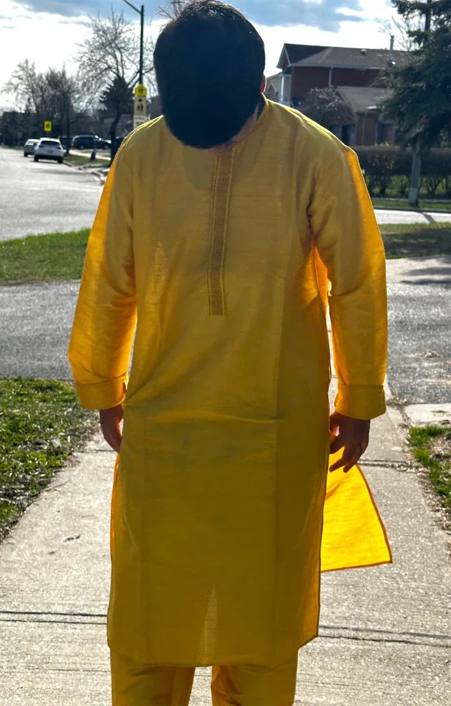 Yellow Kurta Pajama Set