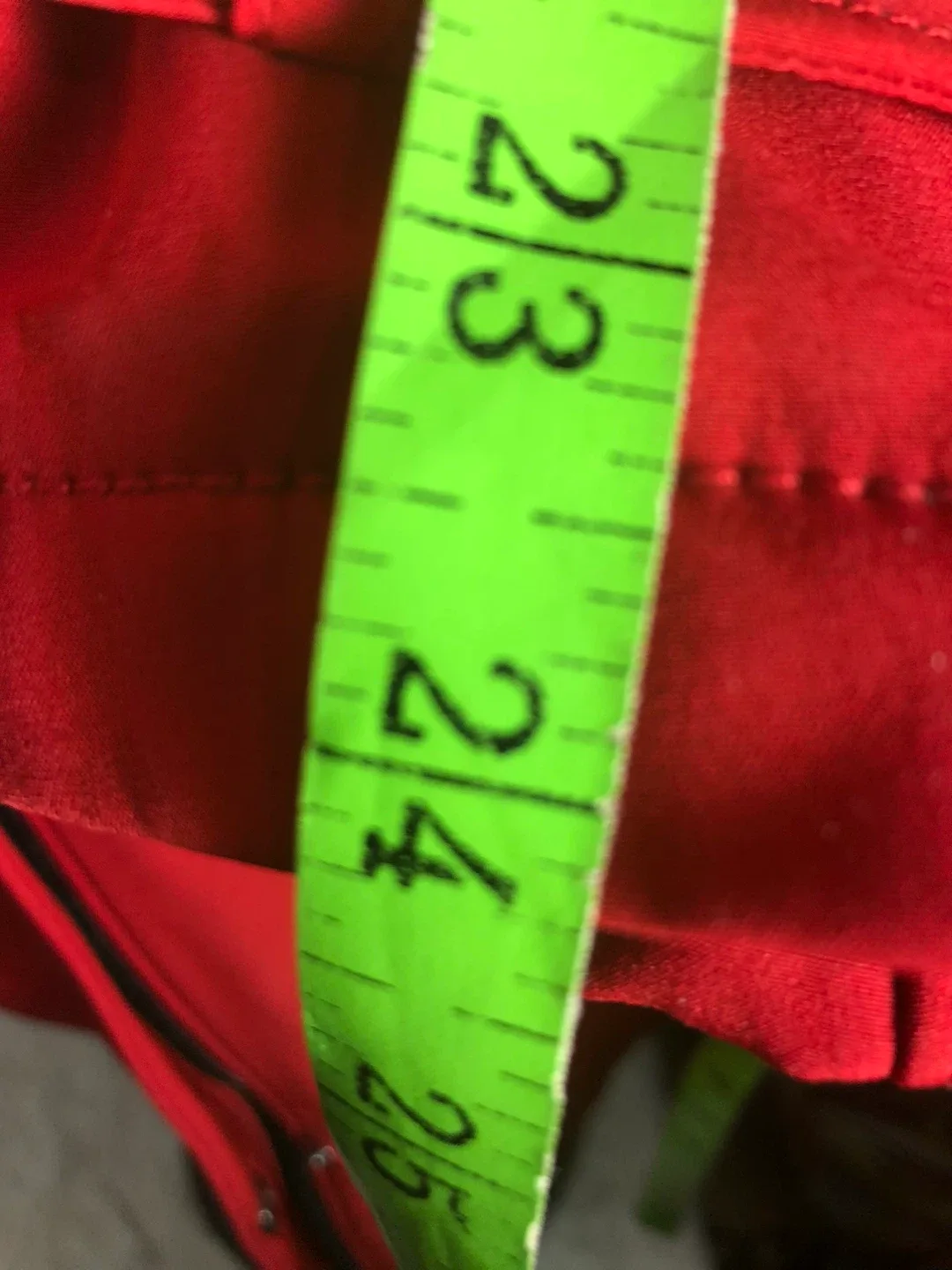 Women’s Red Raincoat /Trenchcoat. Size Medium. Ajg Sport image indicator(5)