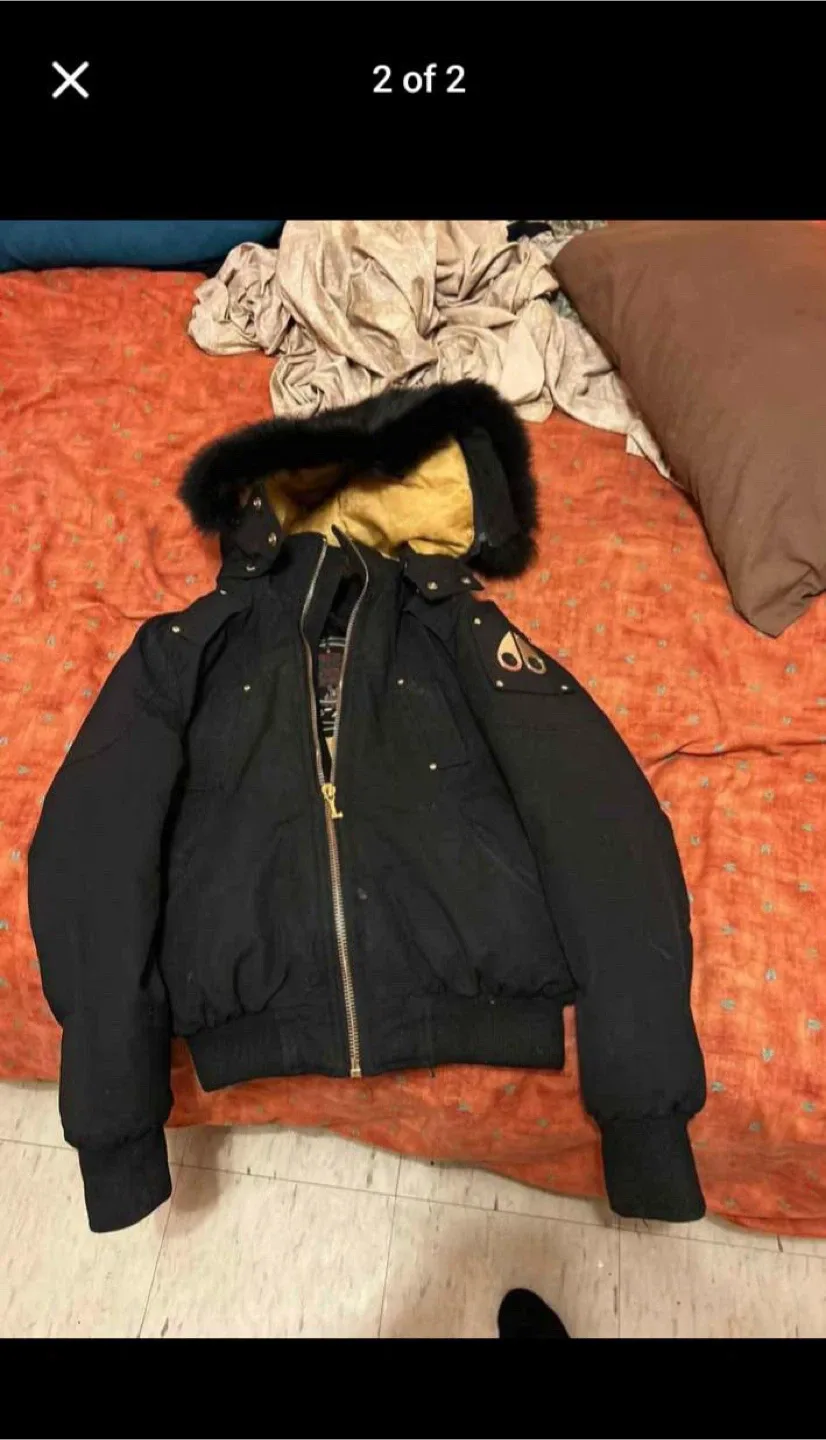 Moose Knuckles Bomber Jacket - Black