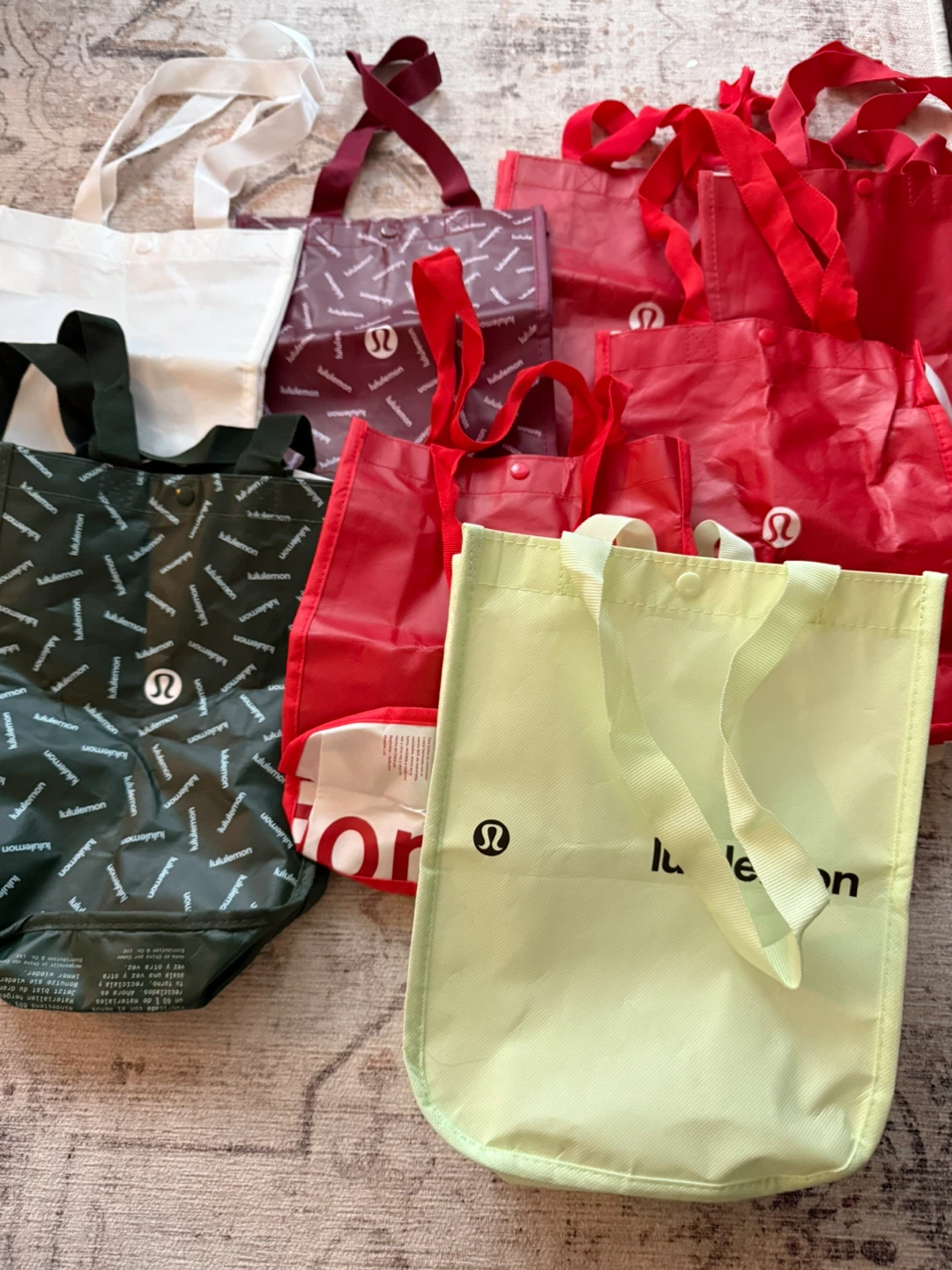 Lululemon Shopping Bags - Variety of Colours