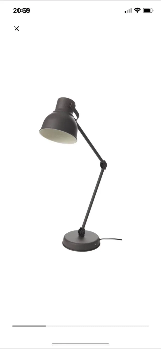 Ikea Hektar Desk Lamp - Black