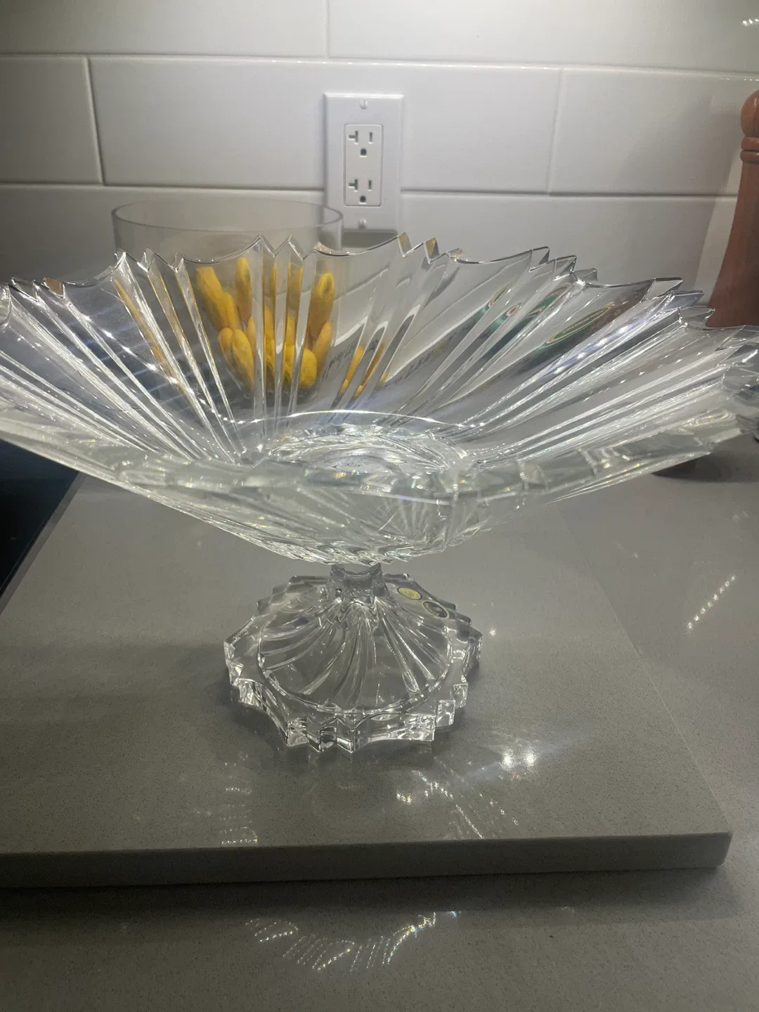 NEW! Bohemia Czech Republic Lead Crystal Bowl