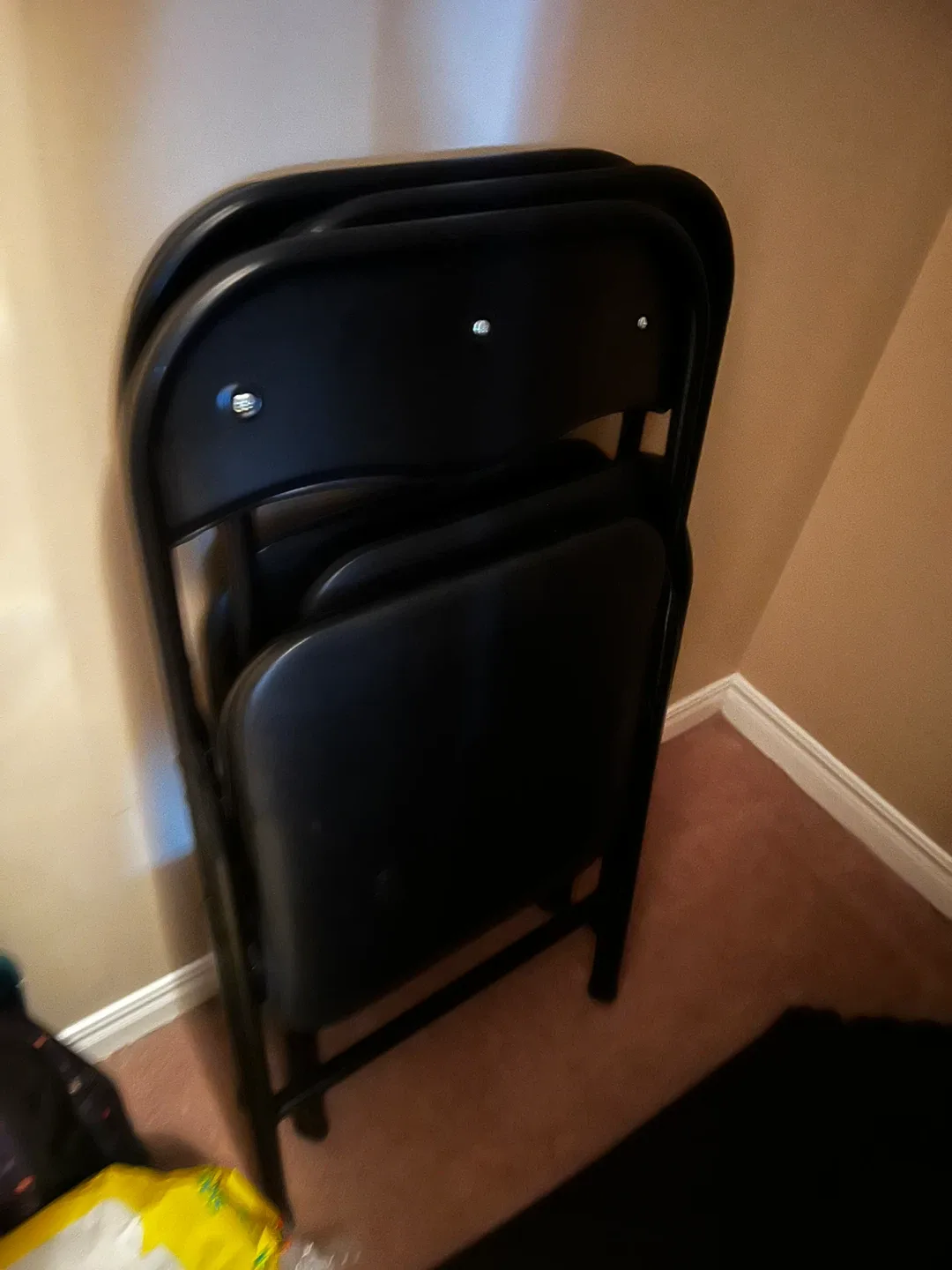 6 Black Folding Chair - Great Condition!