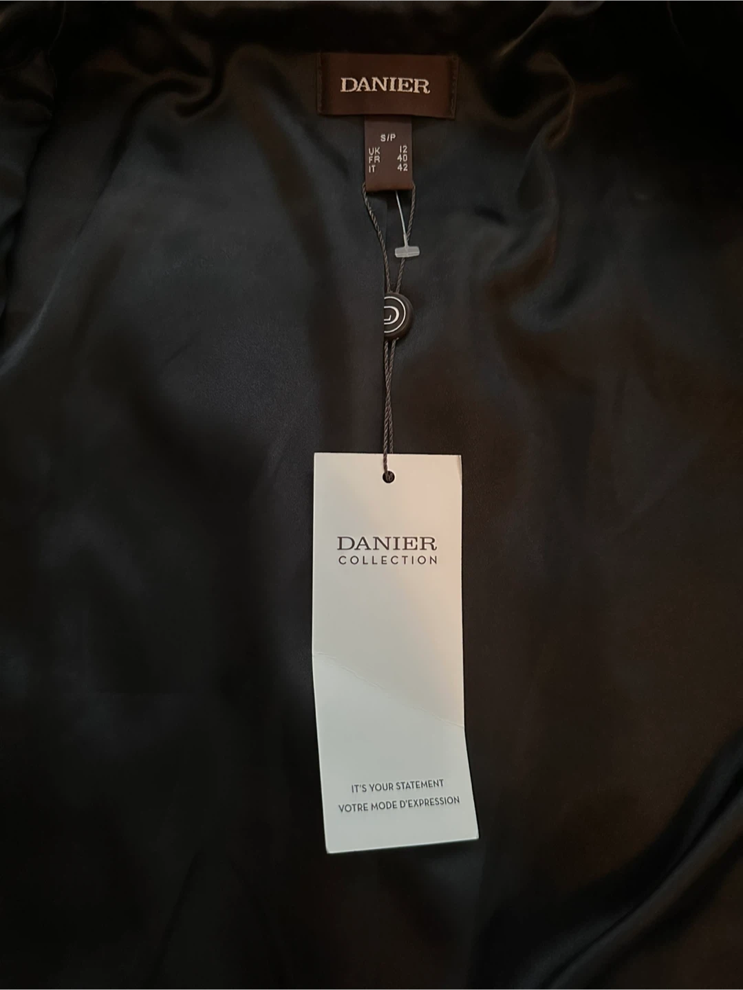 Danier Black Leather Jacket - Size S - photo 2