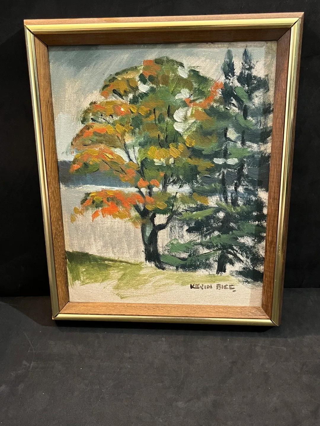 Framed Kevin Bice oil Painting