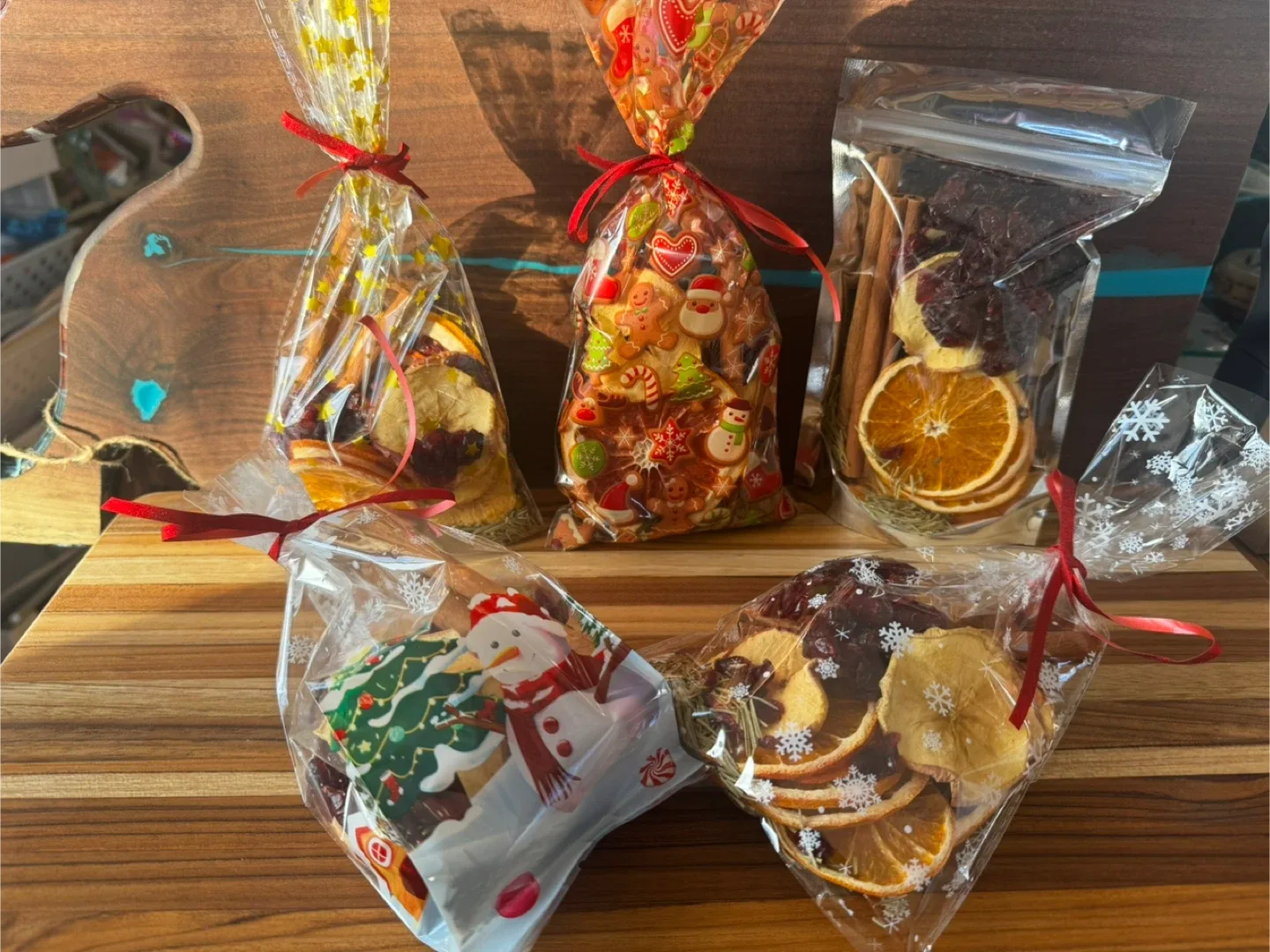 Homemade Potpourri, Christmas holiday scent, simmering pot bag