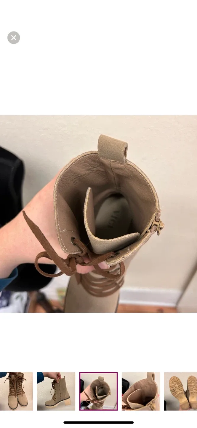 Vici brown Lace-Up heeled Boots image indicator(5)