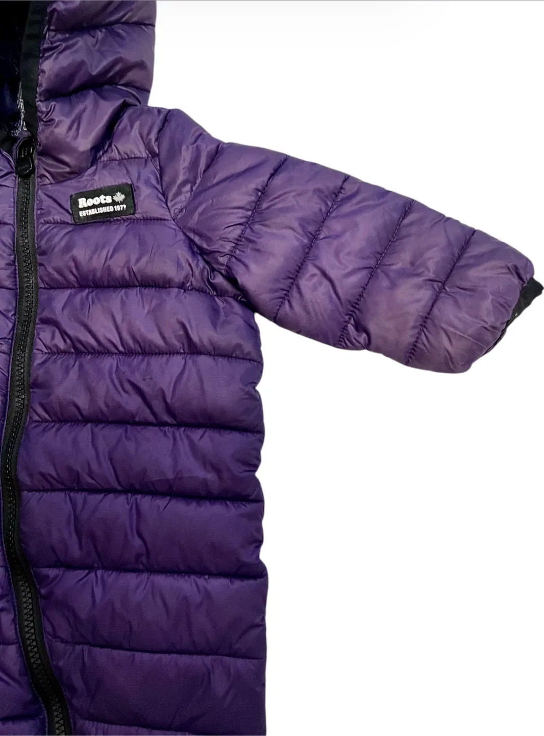 Roots Baby Puffer Bunting Suit-3-6 Months – Excellent Condition image indicator(2)