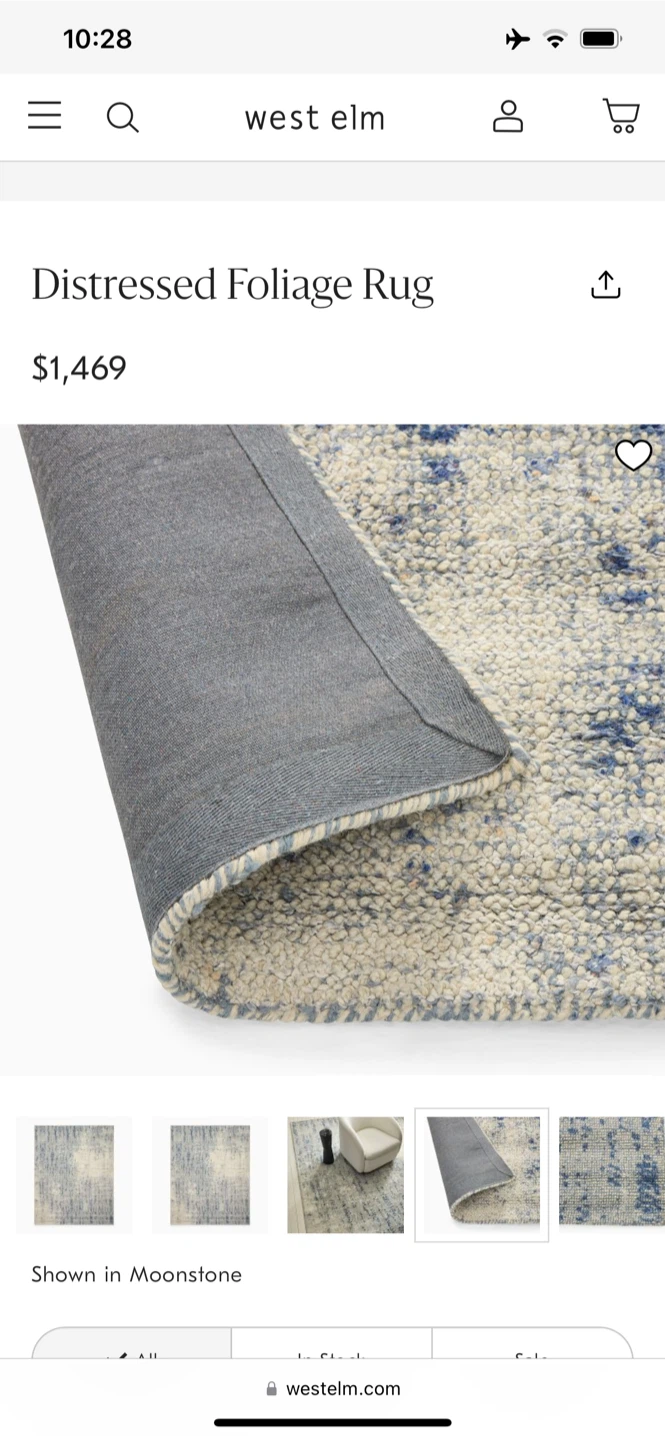 West Elm Distressed Foliage Rug ( Moving Out ) - photo 5