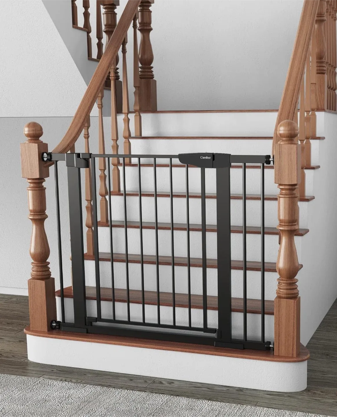 Cumbor 29.7-40.6" Baby Gate - New - Black