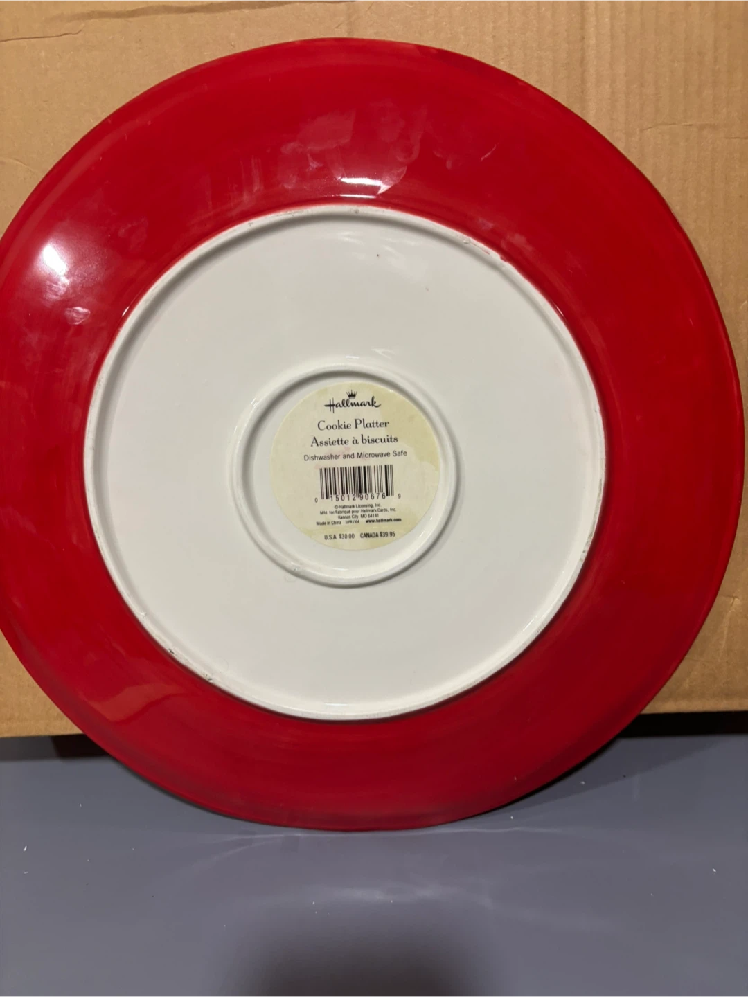 Hallmark Cookie Platter - Red - photo 2