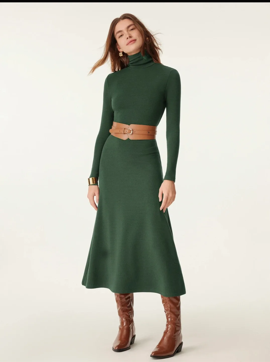 OGL Green Turtleneck Dress - Size M