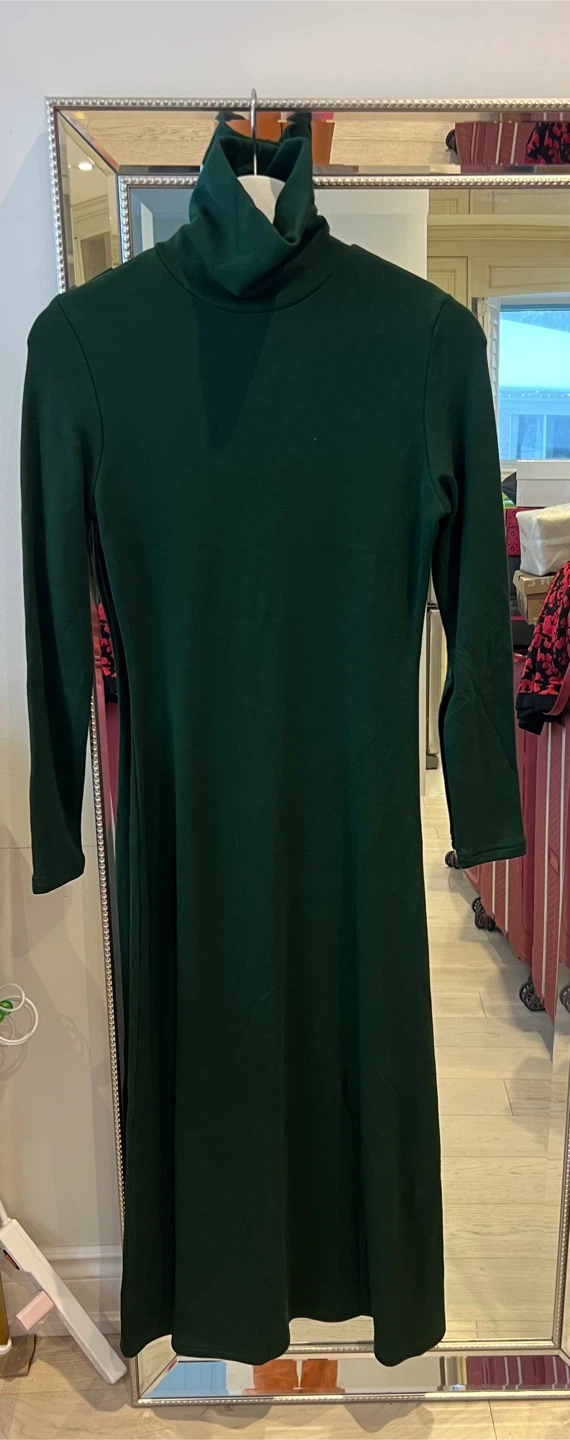 OGL Green Turtleneck Dress - Size M - photo 2