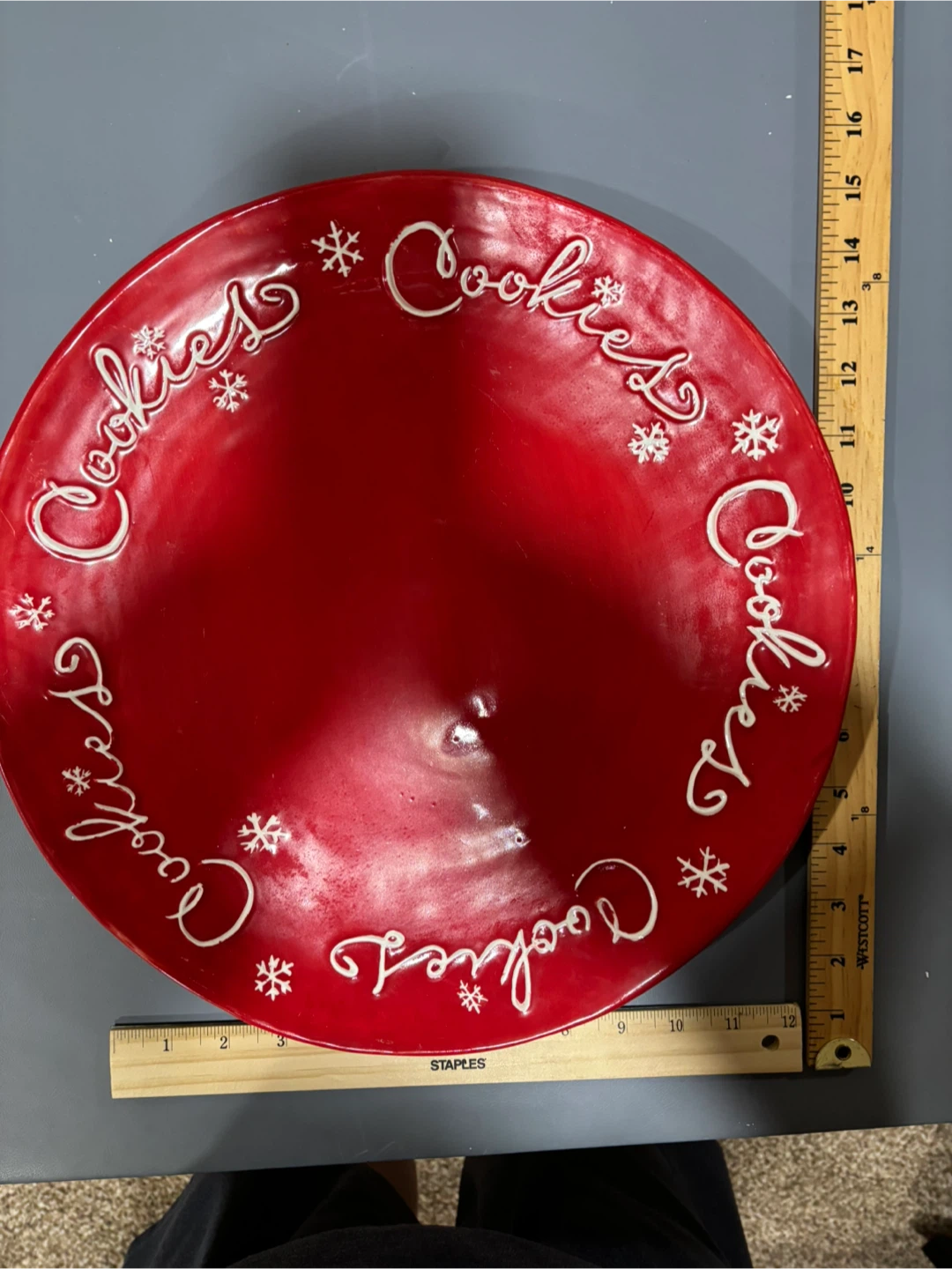 Hallmark Cookie Platter - Red - photo 5