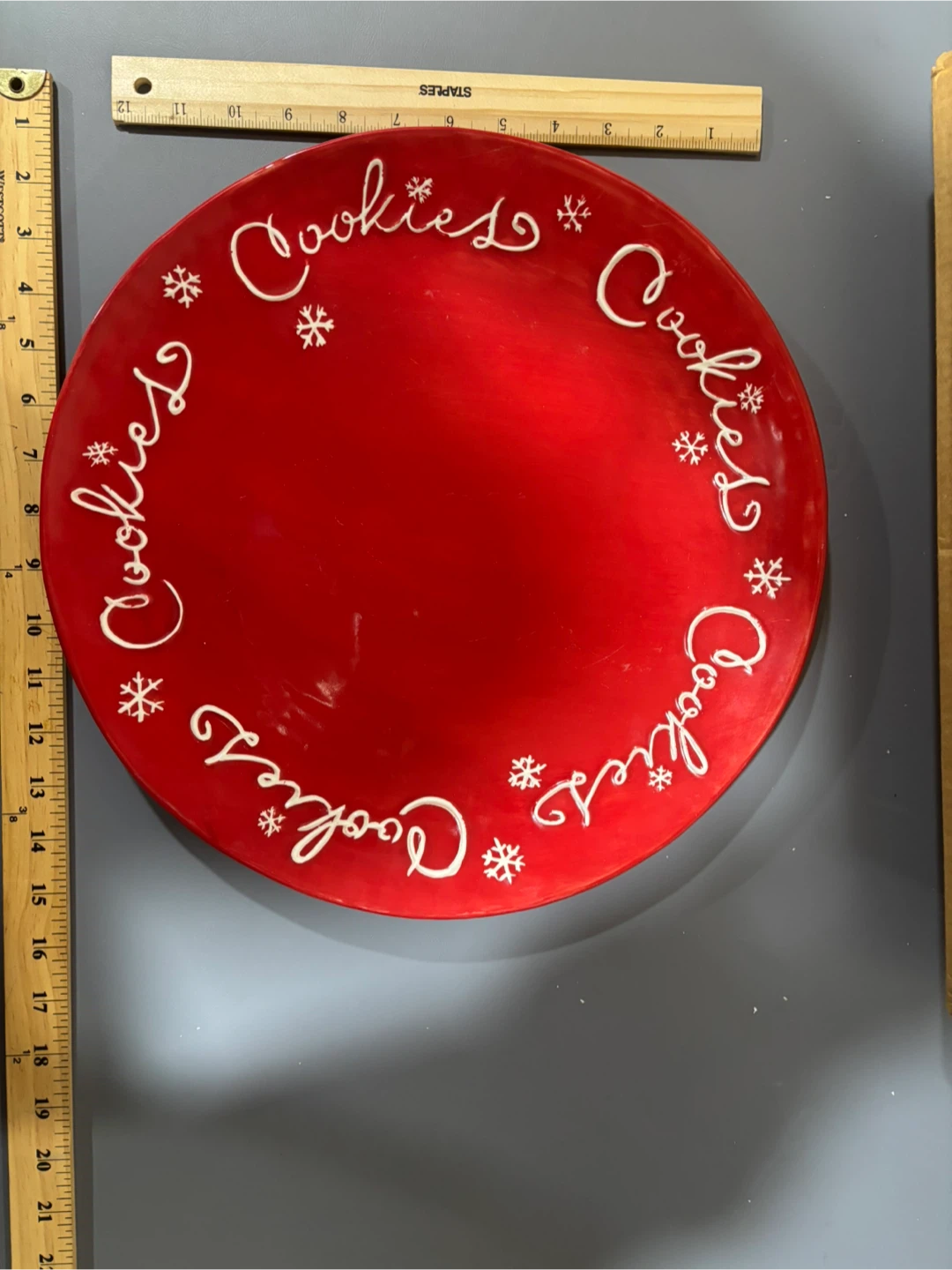 Hallmark Cookie Platter - Red - photo 4