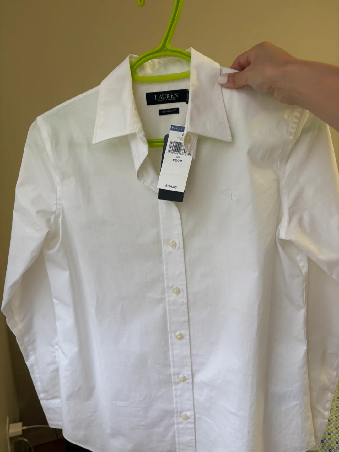 Ralph Lauren White Button-Down Shirt - XS/TP - New with Tags!