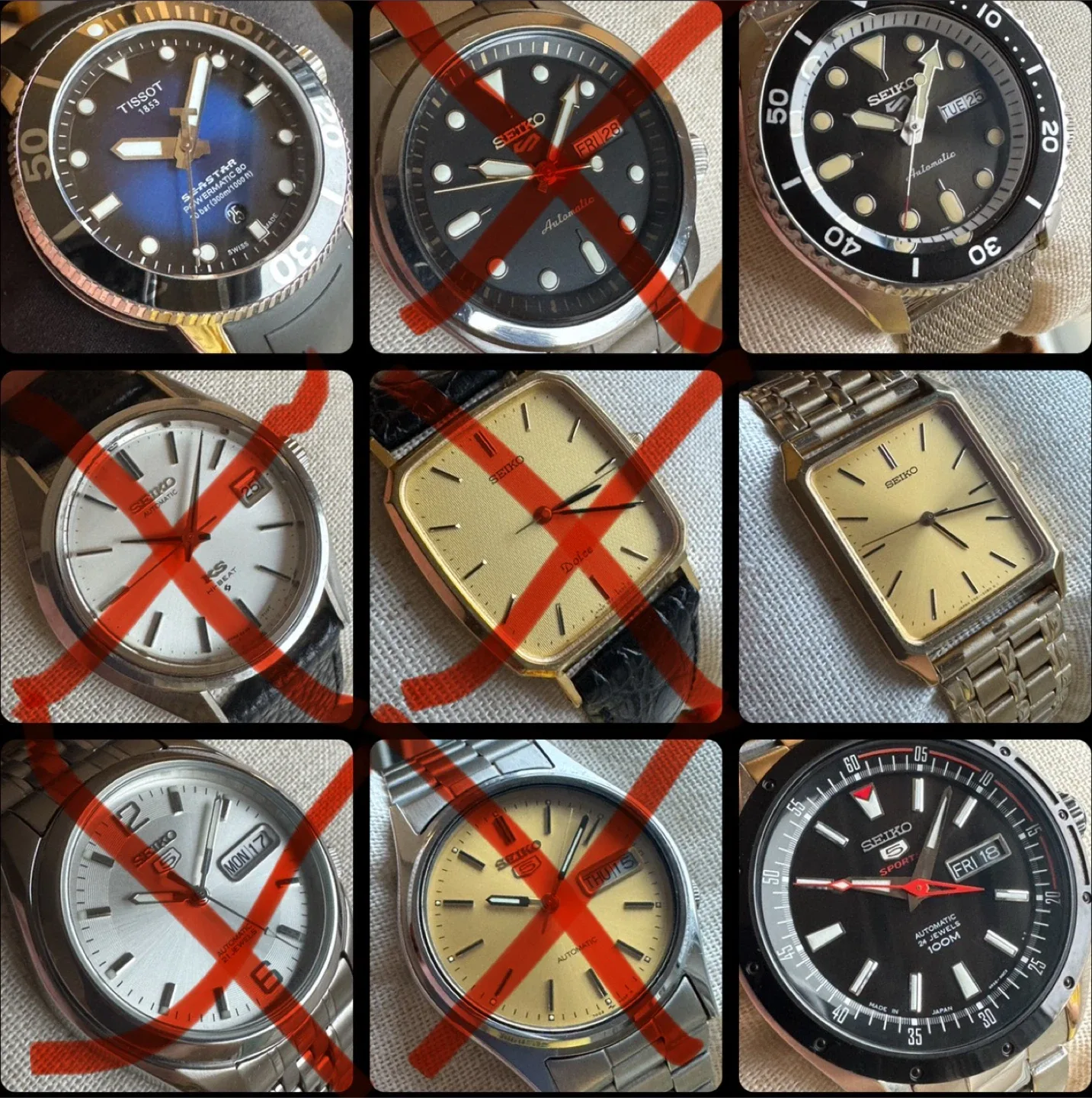 Various watches for sale