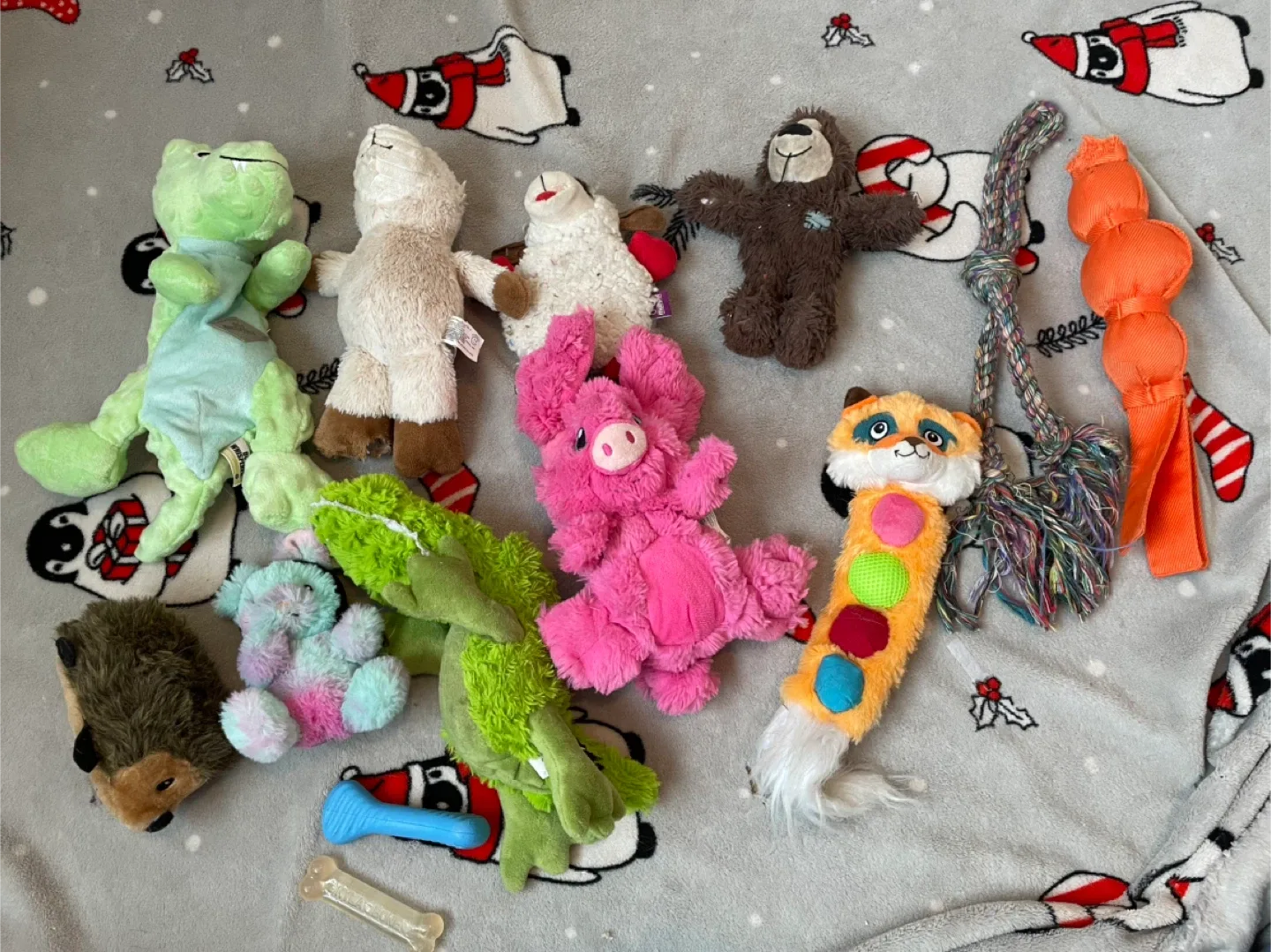 13pc Dog Toys Lot
