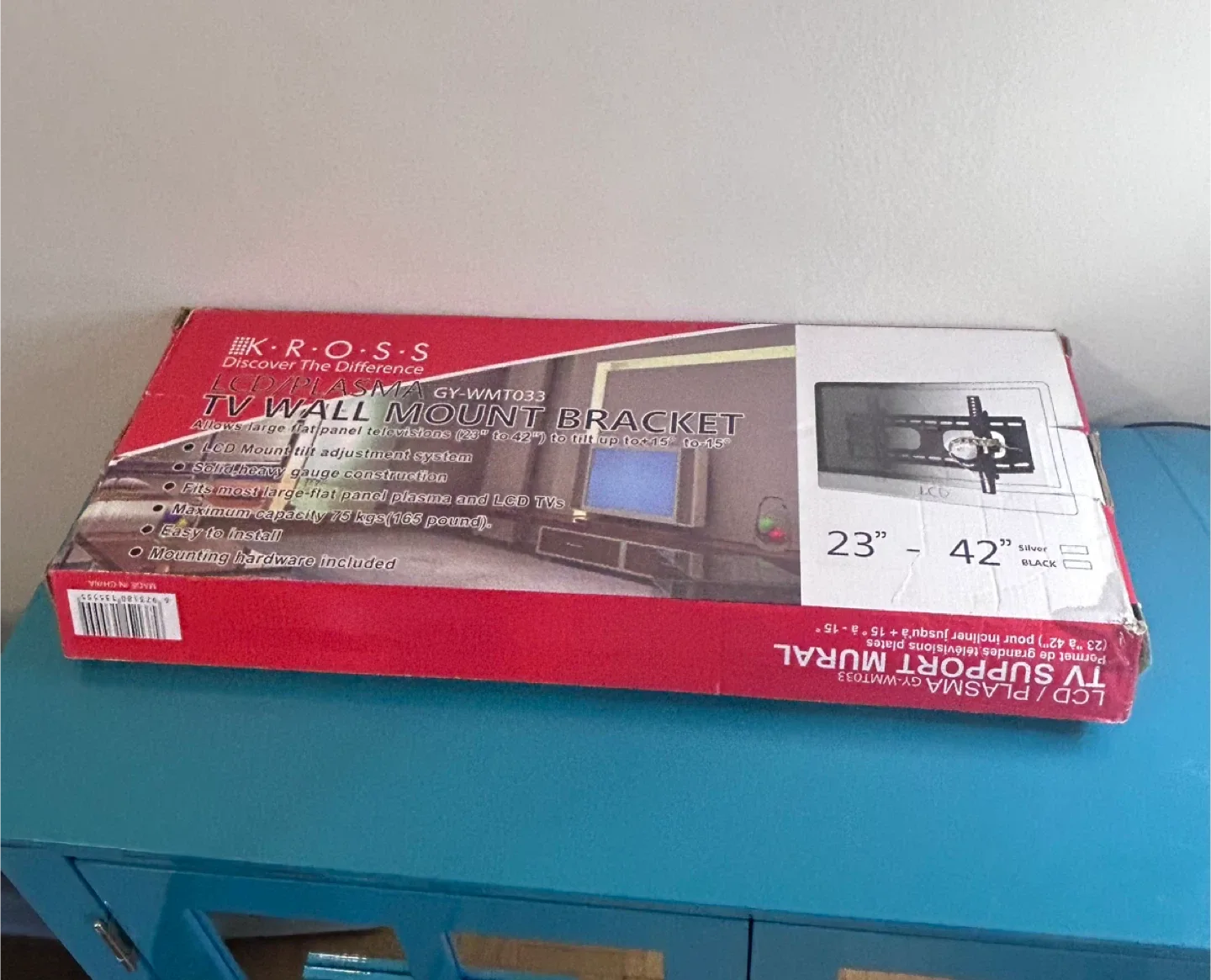 ⭐ NEW TV Wall Mount Bracket w/ Tilt – Fits 23” to 42” TVs