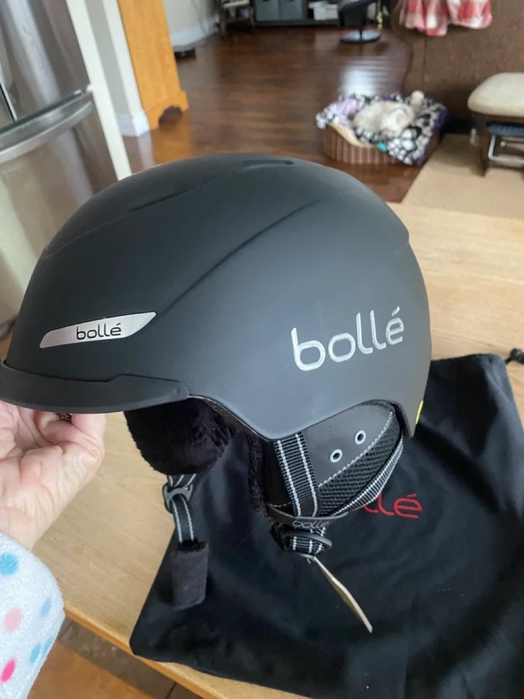 Bollé Black Ski Helmet with MIPS