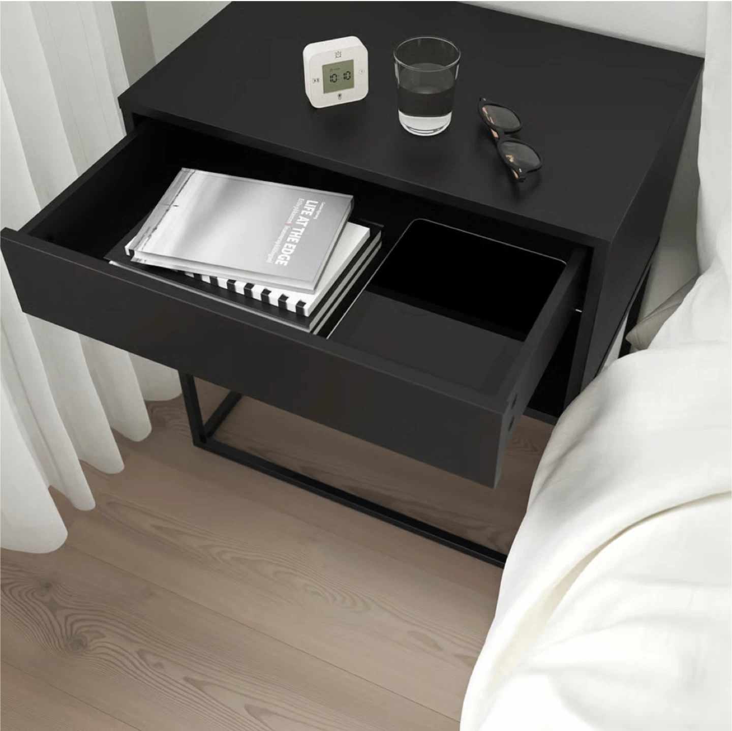 IKEA Vikhammer side table, black x2 - photo 4