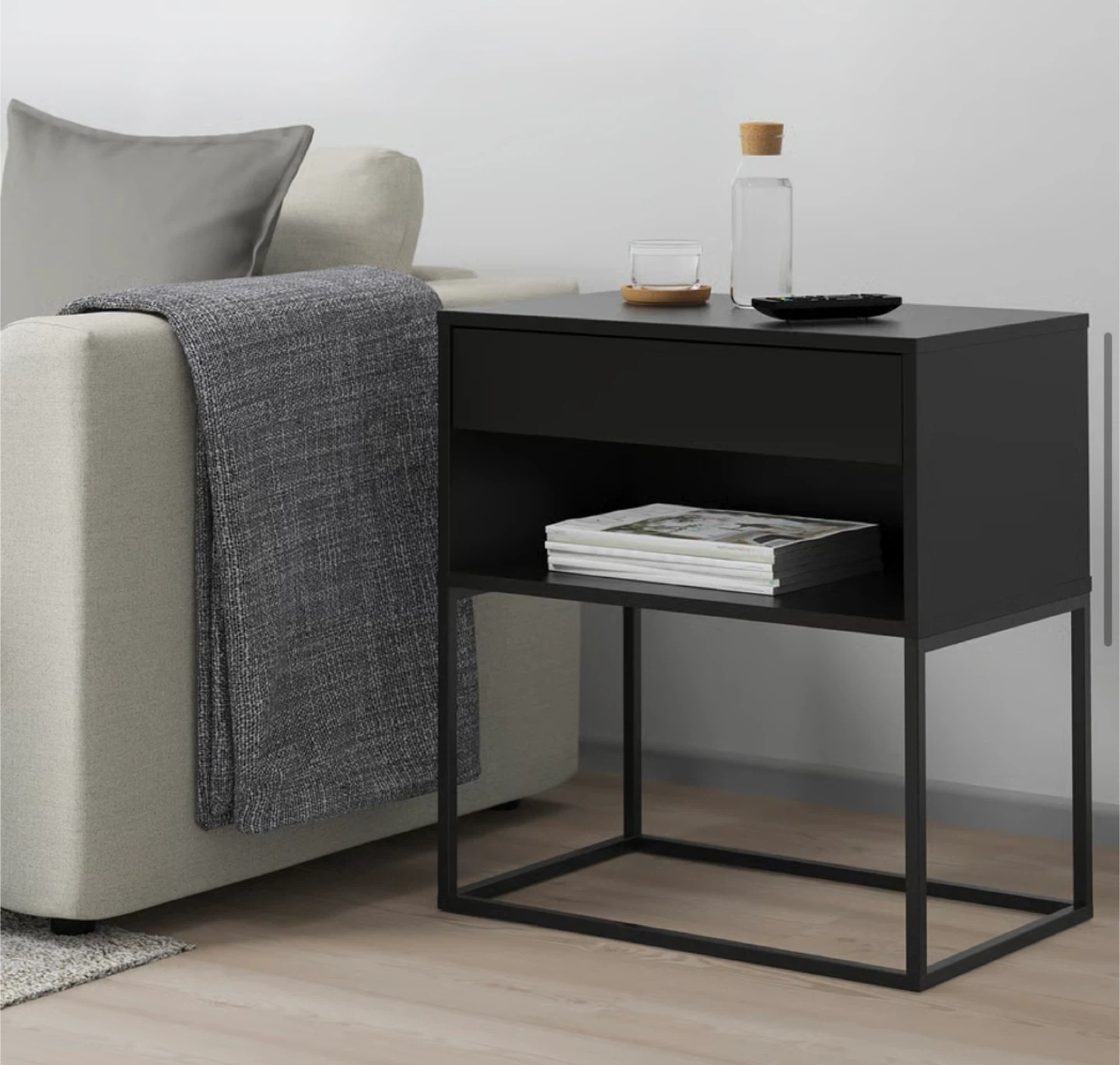 IKEA Vikhammer side table, black x2 - photo 3