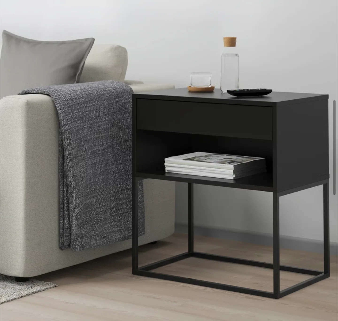 IKEA Vikhammer side table, black x2 image indicator(3)