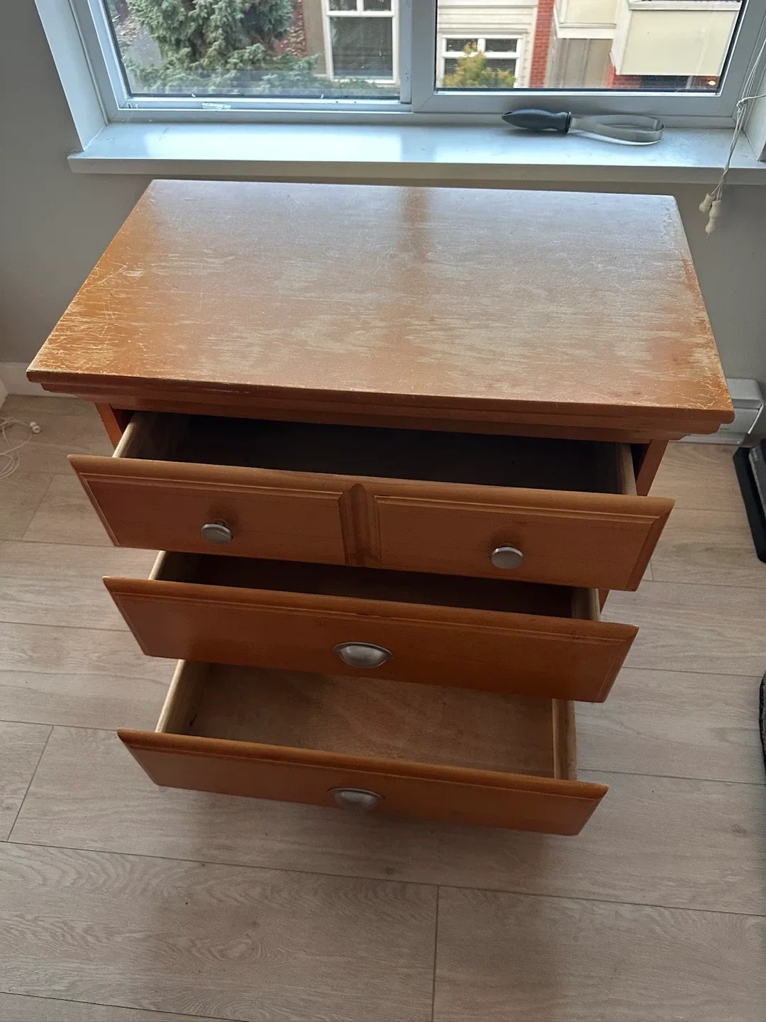 Wooden 3 Drawer Dresser