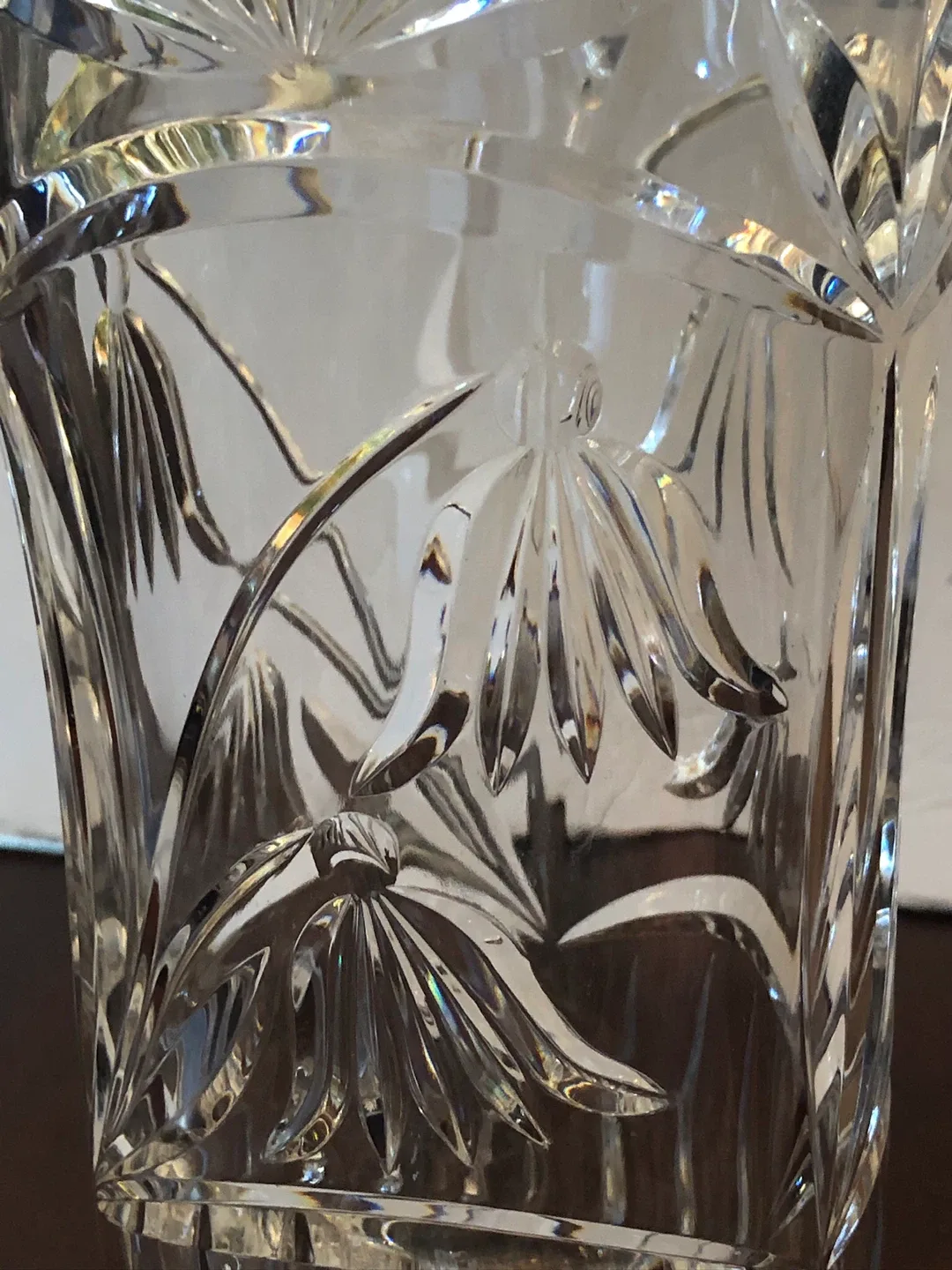 Heavy Glass Vase. 12” high. image indicator(4)