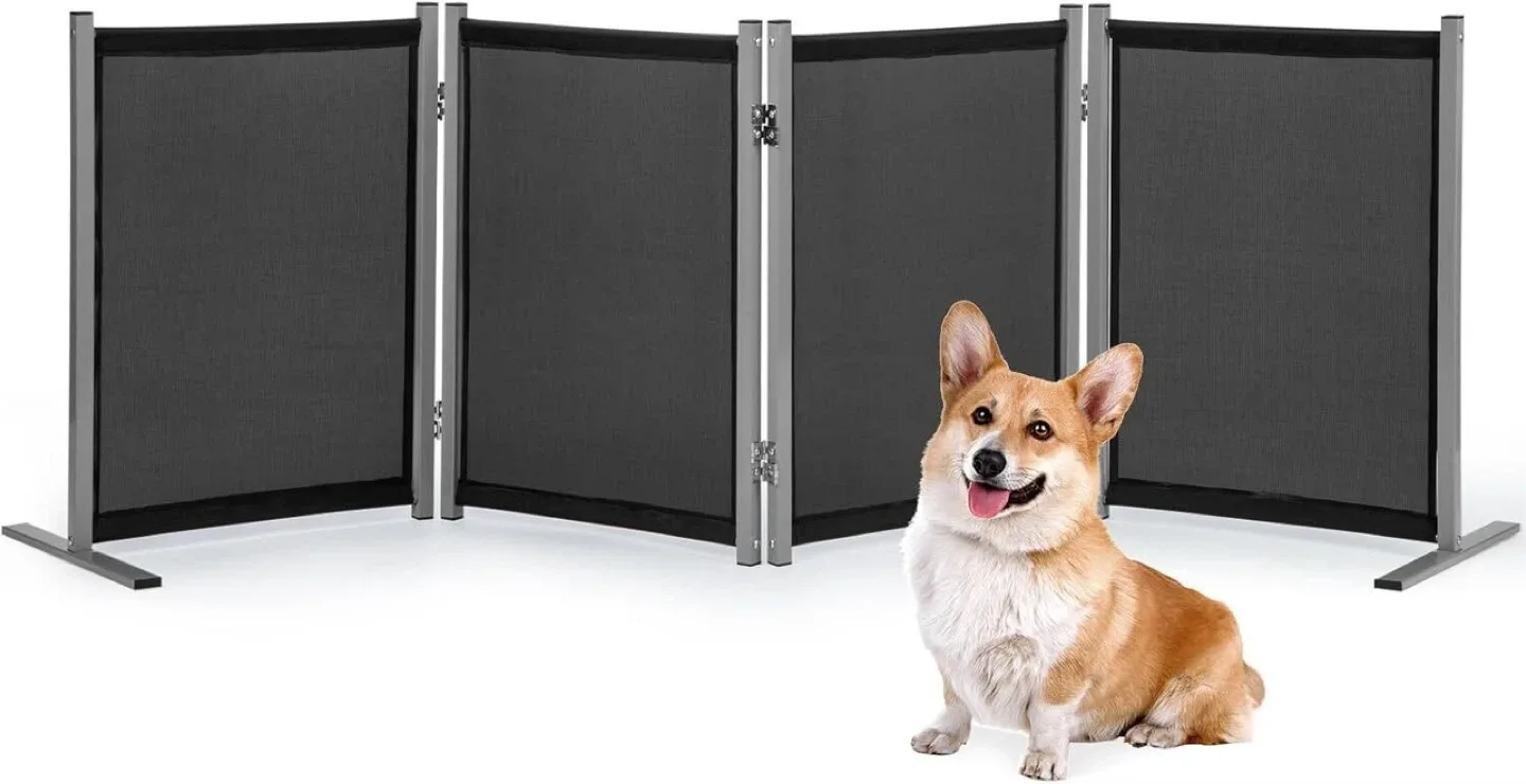 RANTILA 4 Panel Indoor Foldable Dog Fence - BNIB