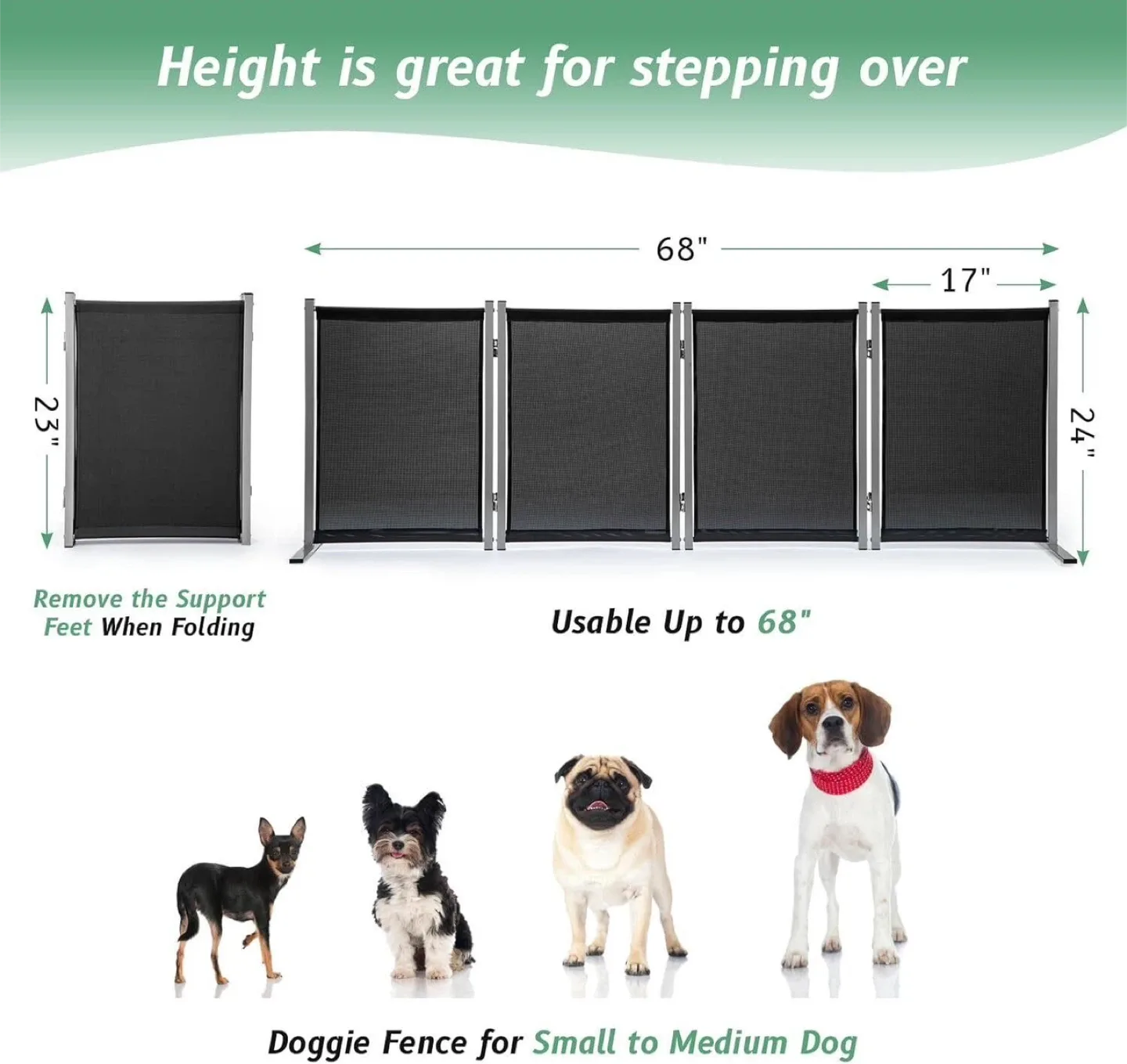 RANTILA 4 Panel Indoor Foldable Dog Fence - BNIB image indicator(2)