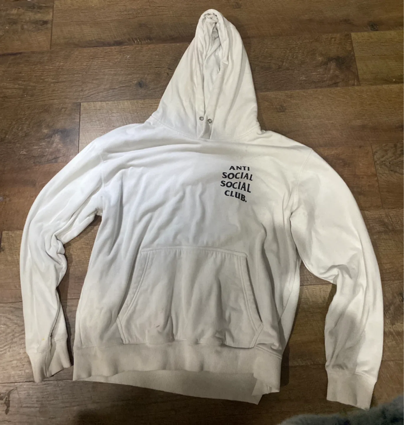 Anti Social Social Club White Hoodie image indicator(2)