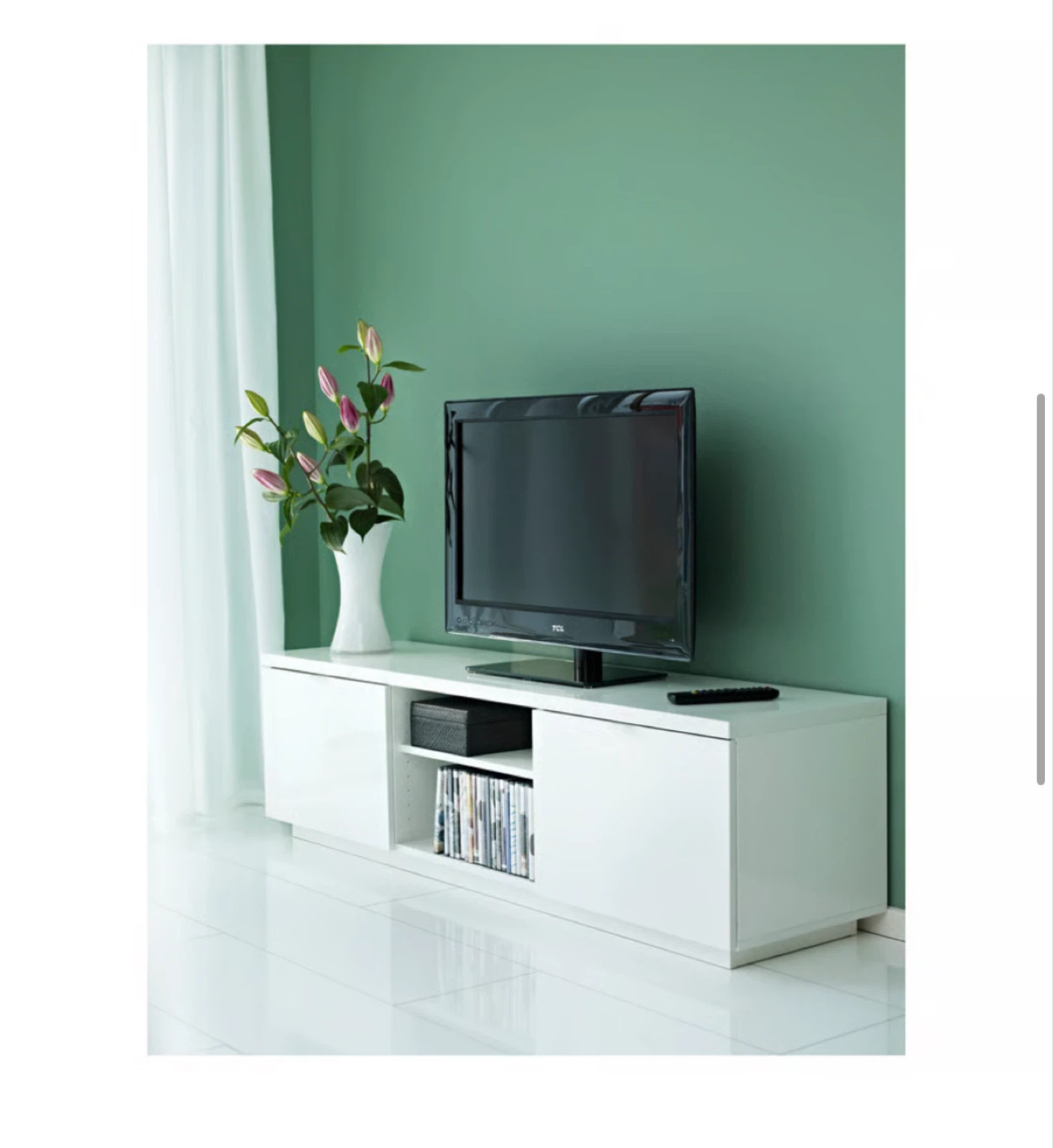 IKEA BESTA TV Unit - White - 63"