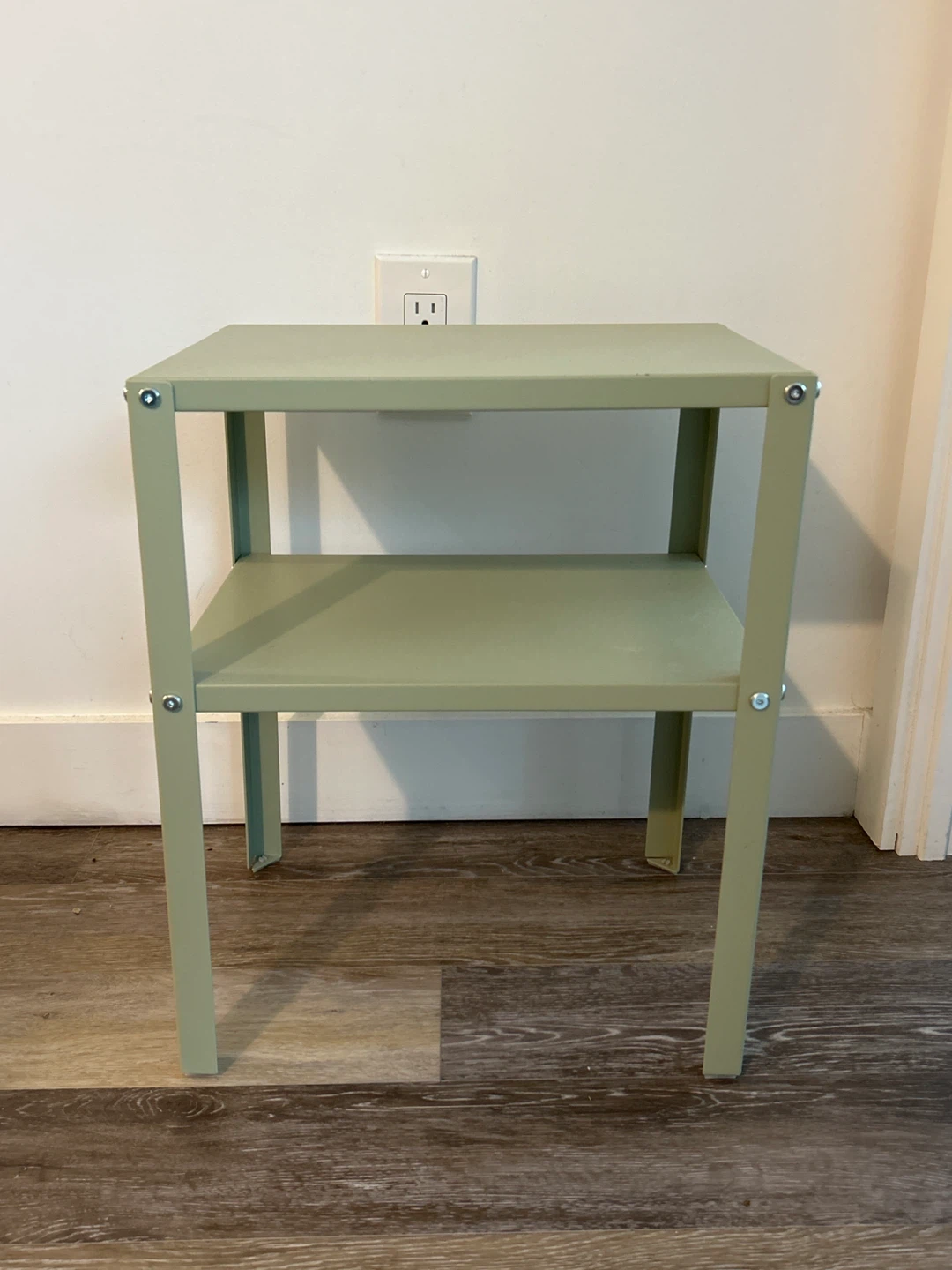 Green Metal Side Table