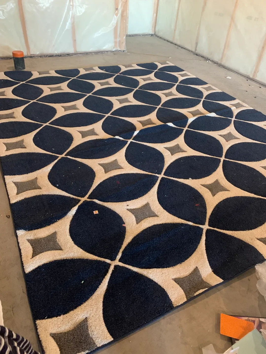 Patterned Area Rug - Blue & Beige image indicator(4)