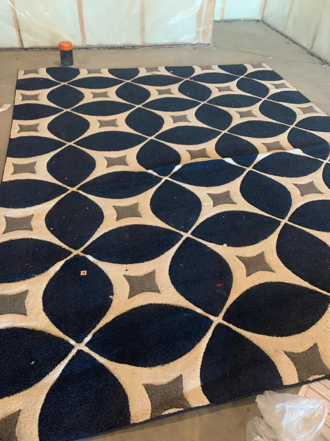 Patterned Area Rug - Blue & Beige image indicator(3)
