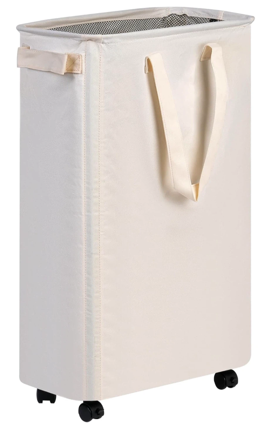 Rolling Laundry Basket - 60L Capacity