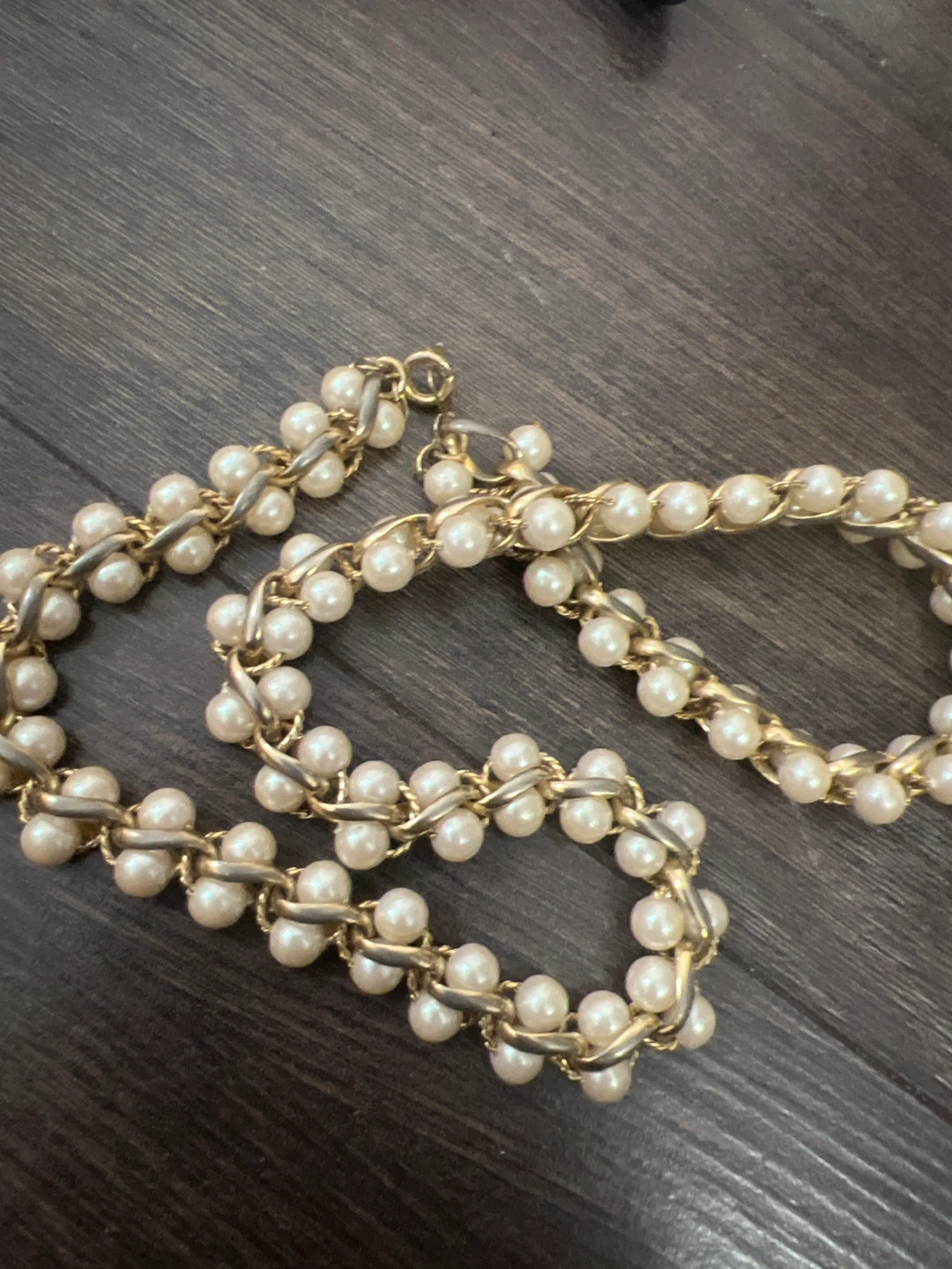 Pearl & Gold-tone Chain Necklace - photo 2