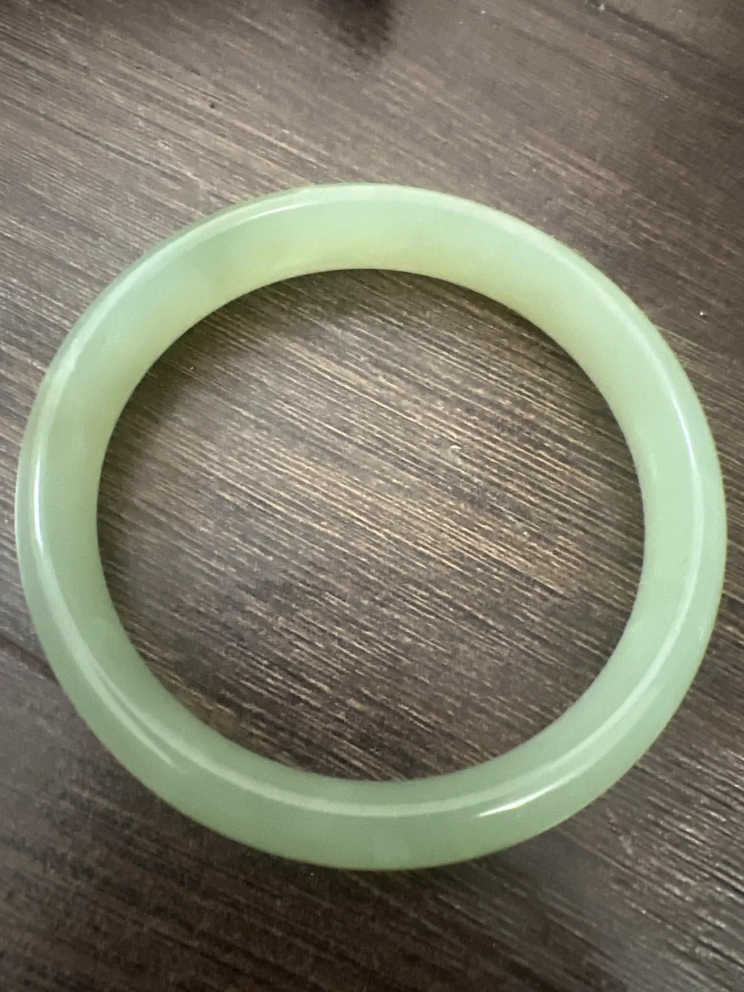 Jade Bangle Bracelet - Light Green