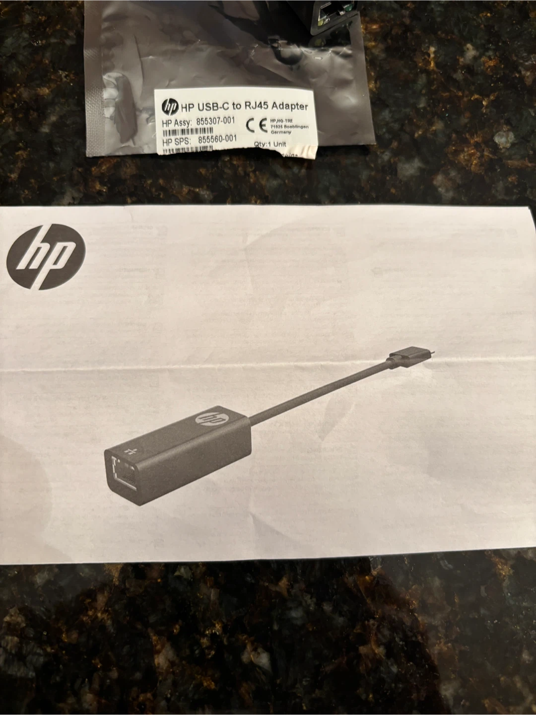 HP USB-C to RJ45 Adapter - New - photo 2