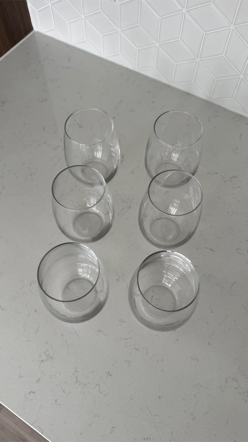 Set of 6 Stemless Wine Glasses - photo 2