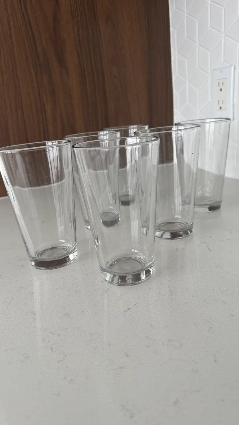 Set of 6 Drinking Glasses