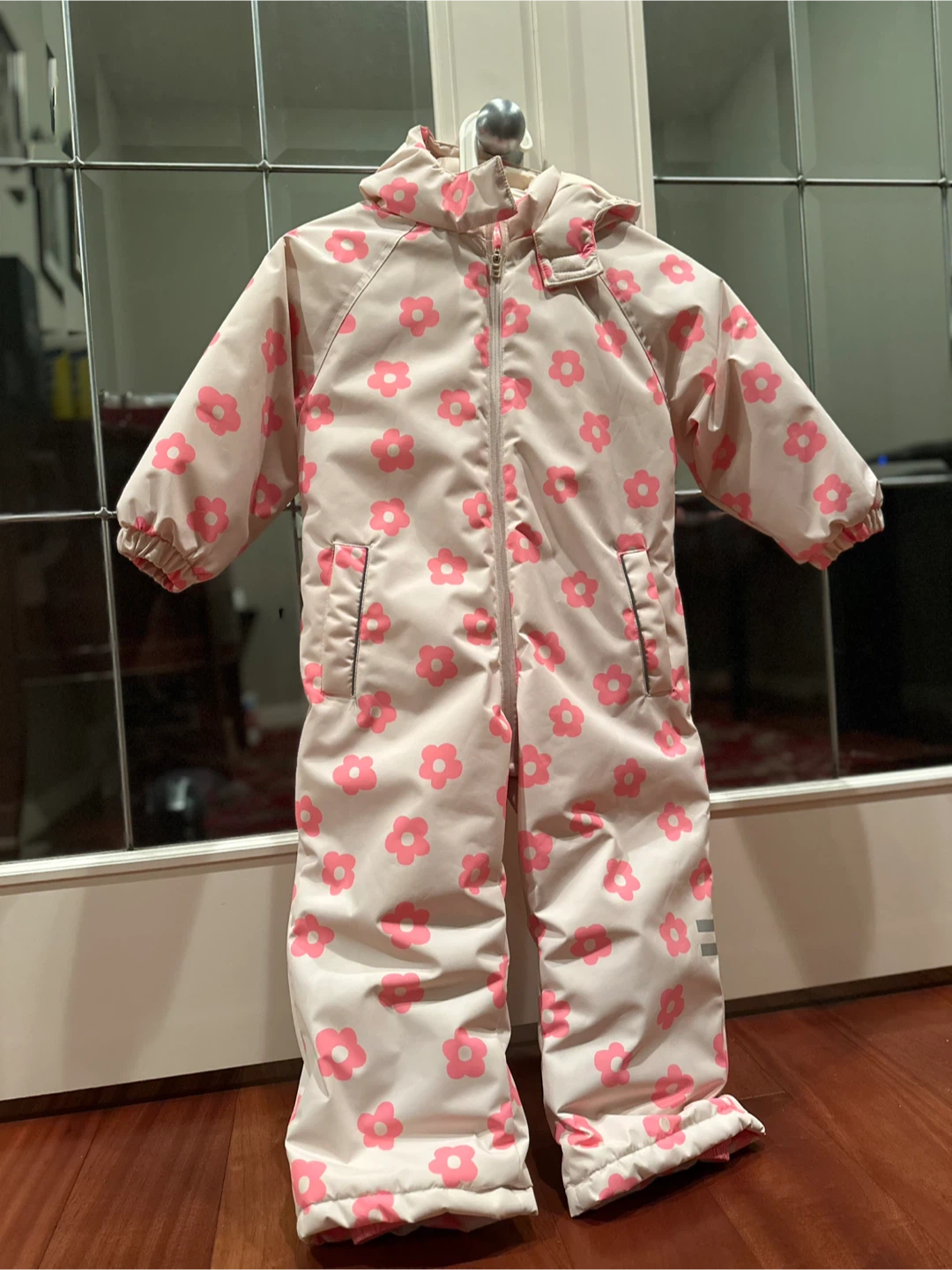 Zara Snowsuit - Pink Floral 4-5 year old - photo 2