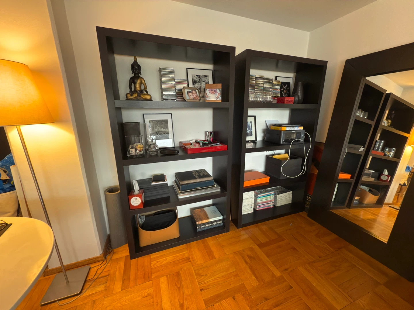 IKEA Black Brown Shelves. - photo 2