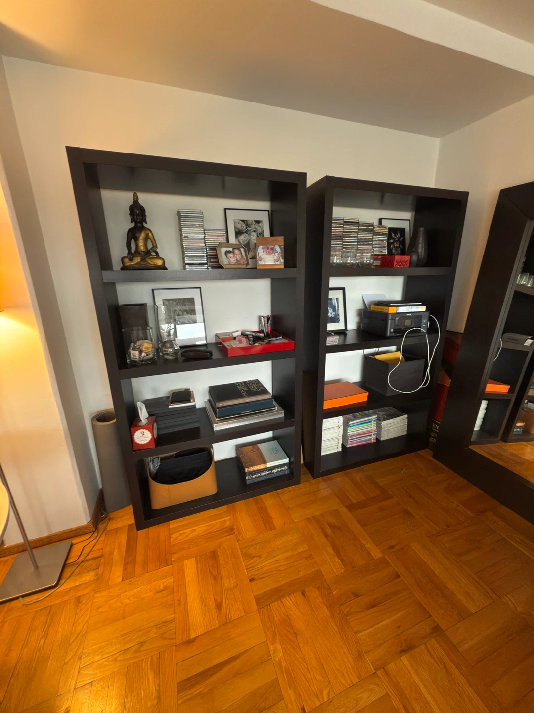 IKEA Black Brown Shelves. - photo 3