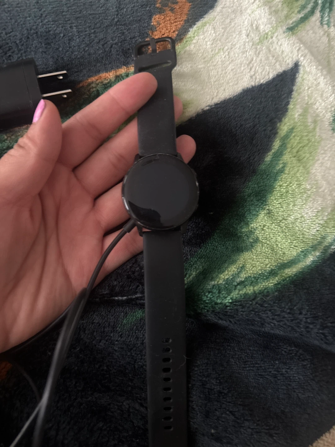 Black Samsung Galaxy Watch Active