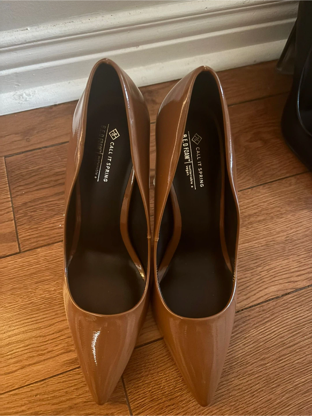 Call It Spring Brown Vegan Heels