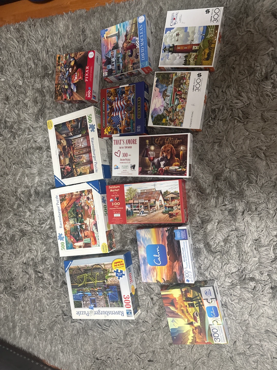 Mixed Lot of Jigsaw Puzzles - Ravensburger, Pixar & More!