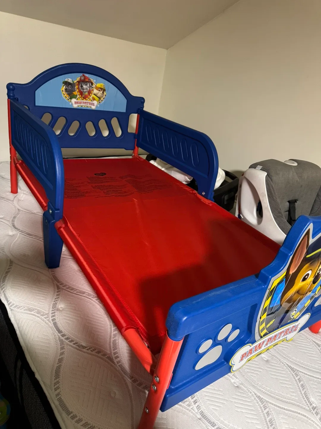 Paw Patrol Toddler Bed - Blue & Red